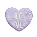 Lover Gift Decoration Kolorowe Flatback Heart Shape Beads for Planar Jewelry Supply Notatnik Ozdoba Kolczyk Making Ring