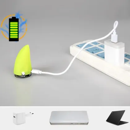 Halloween Motorcycle Helmet with Devil Horns and Luminous Decoration