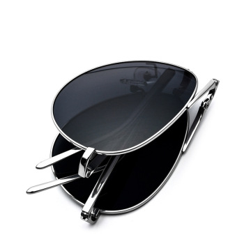 Foldable Polarized Titanium Sunglasses Foldable Pure Titanium Sunglasses Manufactory