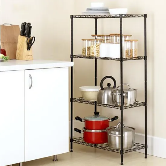 4 Layers Stainless Steel Bathroom Storage Rack