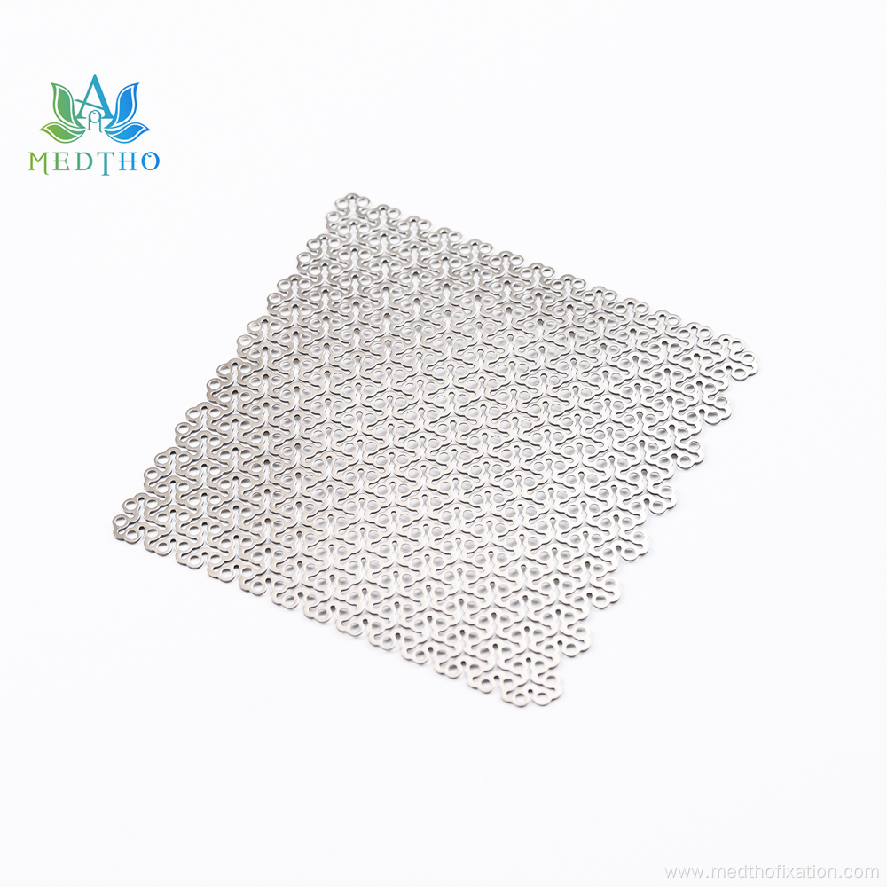 Titanium mesh plate