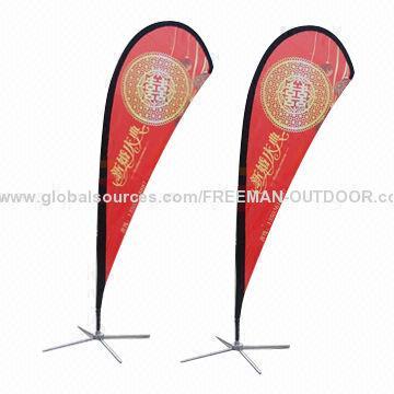 Cheap Decorative Feather Teardrop Banner for Sale