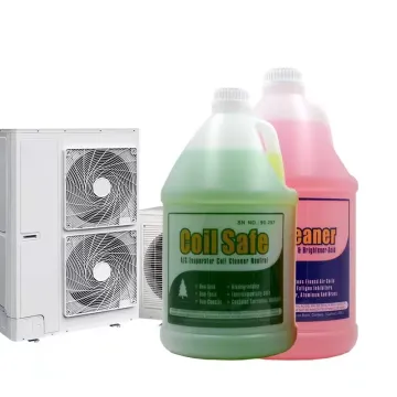 AC External Condenser Evaporator Coil Cleaner - Foam Safe Fin Cleaner (Gallon, 4L)