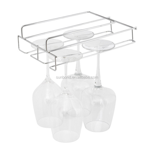 Coffee Cup Rack Metal wire under cabinet wine glass holder Manufactory