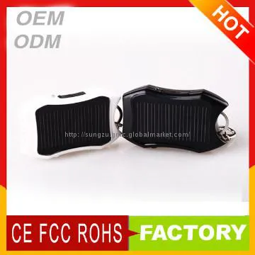 Pocket mobile solar charger keychain