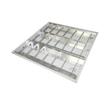 I Type Frosted aluminium reflector 2x28W T5 grill light fixture