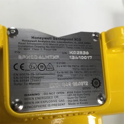 Honeywell SPXCDALMFX Sensepoint XCD Gas Detector with Flammable and Toxic Sensor