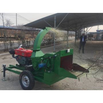 CE approved 40hp diesel engine wood chipper