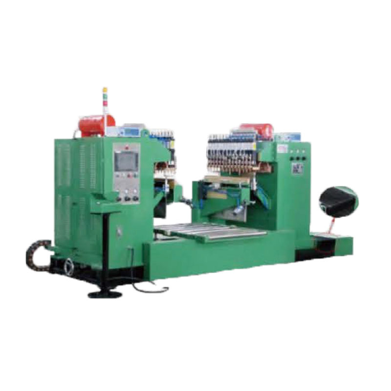 Horizontal aluminum pan intermediate frequency welding machine1