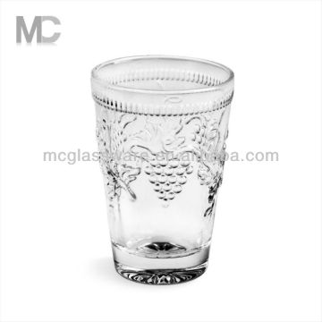 Elegant Drinking Glass Tumbler Decorated