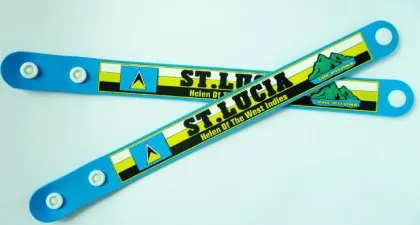 clearance sale emboosed lovely cartoon character printing stripe charms calvin harris silicone wristband