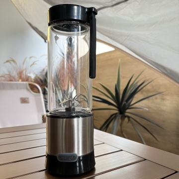 Portable Mini USB Blender Cup with Stainless Steel Housing and Ice Crushing Function