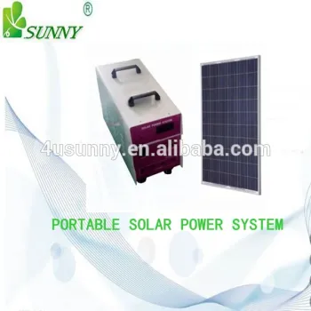 150W portable solar power generator system /solar home systems