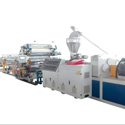 PVC Elastic Floor Board Making Machine | Double Elastic Floor Skin Production Line