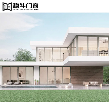 High Quality Exterior Villa House Aluminum Solding Door