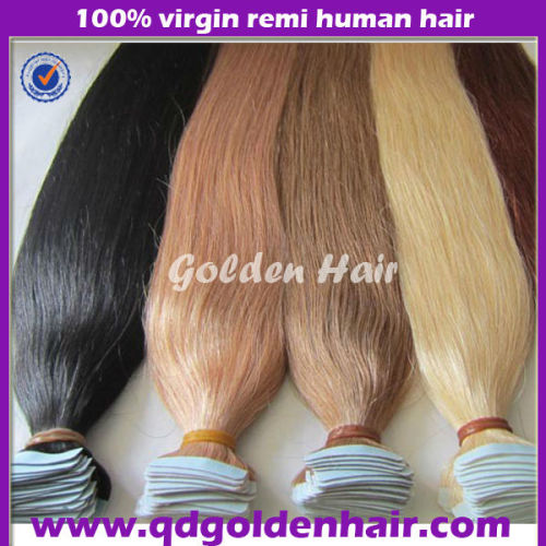 Golden Hair Factory Wholesale Tangle Free Skin Weft for Women