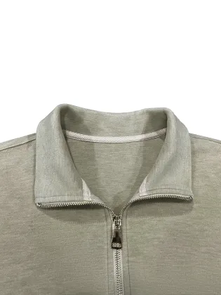 Ladies' grey green casual sports jacket