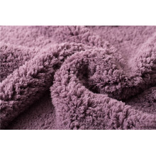 shu velveteen 100% polyester knitting fleece fabric
