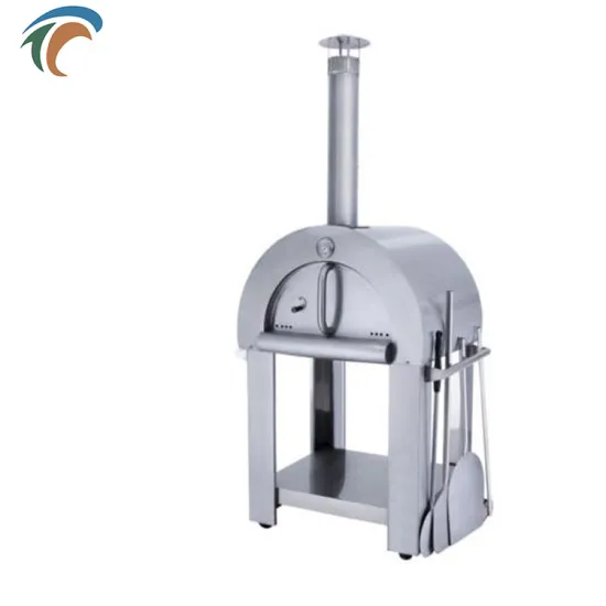 China Hot Selling Outdoor Stainless Steel Good Insulation Barbecue Pizza Horizon Pizza Oven