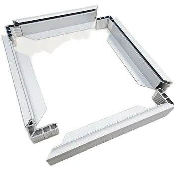 Standard 6061 6063 Aluminium Extrusion Profile For Aluminum Solar Panel Frame / Roof / Photovoltaic Aluminum Profiles