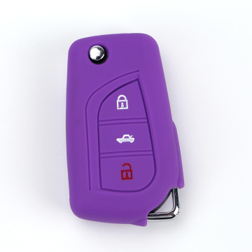 Toyota silicone key fob cover with 3 buttons