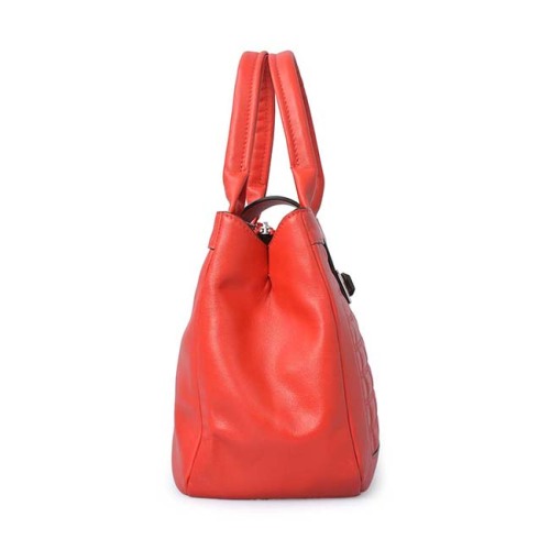 Multifunktionsleder Saffiano Skin Red Einkaufstaschen