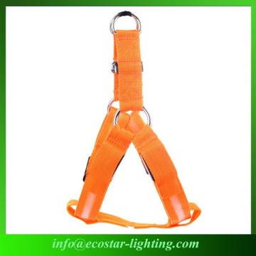 Promotional led pet harness customized led pet vest harness
