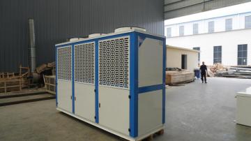 58KW Air Cooled Condenser Heat exchanger three Fans