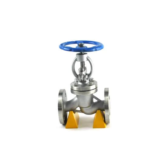 flange ss316 air disc stainless steel globe valve straight type