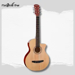 The Cheapest Colorful Beginner 38 Inch Acoustic Guitar