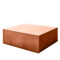 Moderner einfacher quadratischer Outdoor -Betontisch