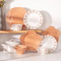 New Design Christmas Ceramic Tableware Set Dinnerware Christmas Decorations Porcelain 2023 Decor