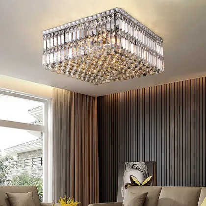 European Style Iron LED Living Room Ceiling Light