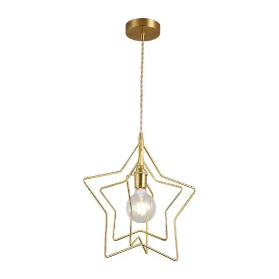 INSHINE Star Brass Bright Pendant Light
