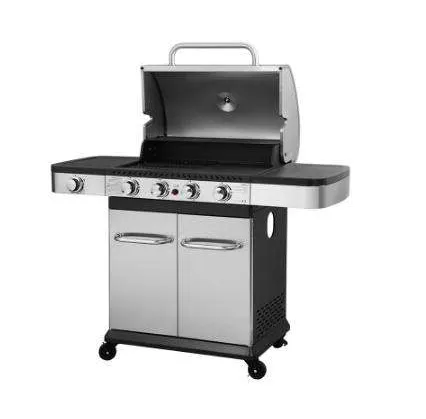 Professional Custom Outdoor High Quality Stainless Steel Bbq Gas Grill With Wheels