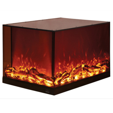 Customizable PP Sheet Plate Fireplaces and Electric Heaters: Achieving Traditional Stove Design with Round Wood Burner Flame