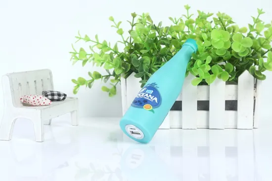 Bottle Design PVC Power Banks and Mobile Charger