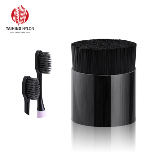 PET tapered bristle for toothbrush