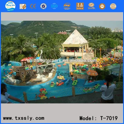 Hotels Ourdoor Commercial Holiday Resorts Lazy River Water Park For Family Spray, Relax T-7019