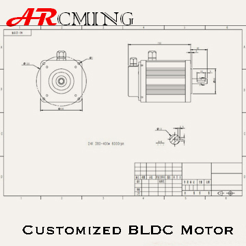 Brushless motors based on customer specification