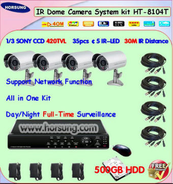 4CH Home Security Surveillance Systems kits HT-6204T