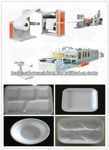 machine for making plastic food box/dishes/tray