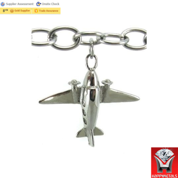 Stainless steel charm plane newest