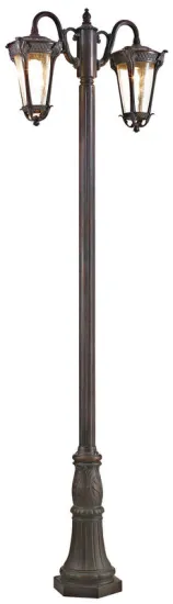 High Brightness 100w E27 Brown Traditional Garden Lights Aluminum Clear Glass Garden Lights