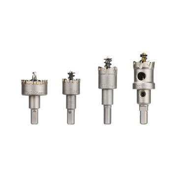 Carbide-Tipped Drill Bit Set for Stainless Steel, Concrete, and Wood - Metal Cutting Tool Kit