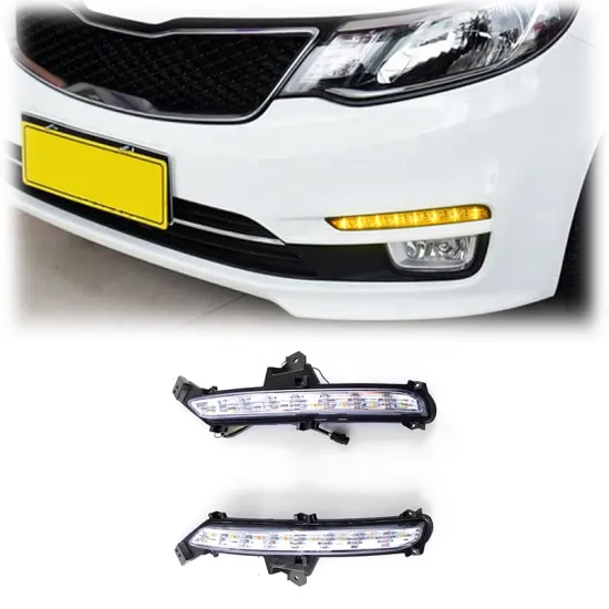 Wholesale Price LED DRL Fog Lamp with Yellow Light for Kia K2 2015-2016
