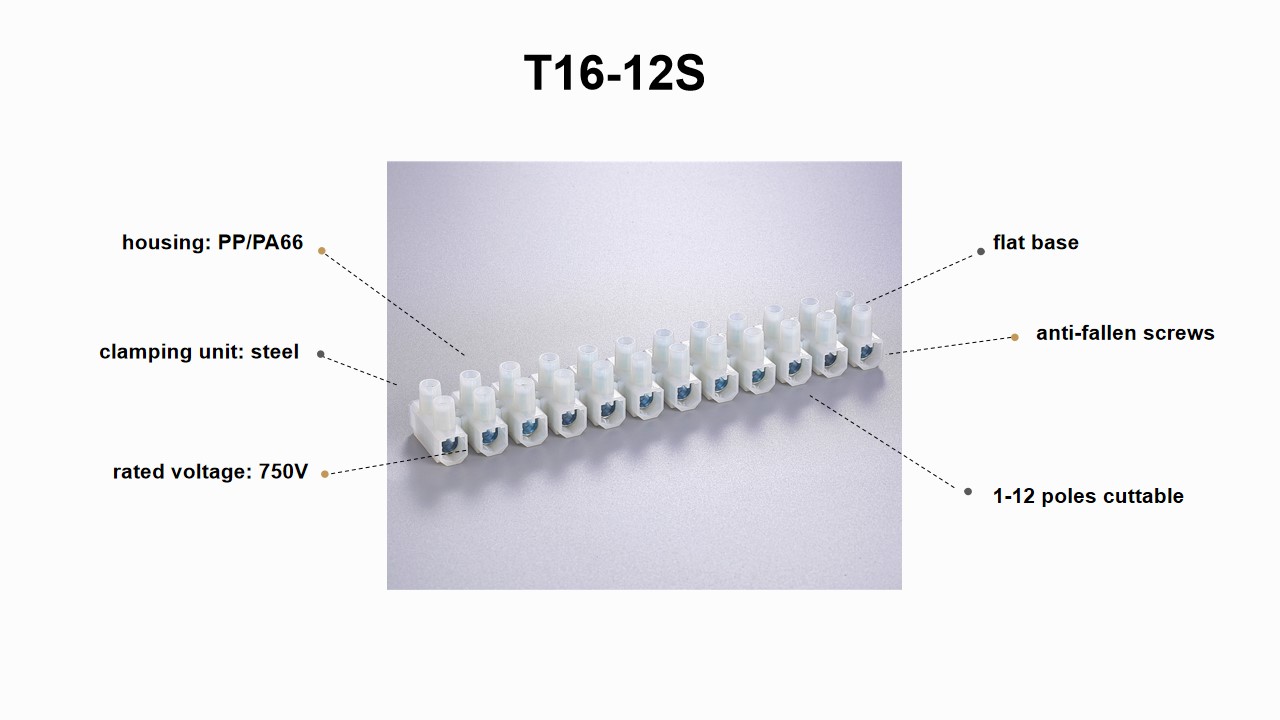 Type U Terminal Block 12 Ways U Type Terminal Blocks, High Quality 12 Ways U Type Terminal ...