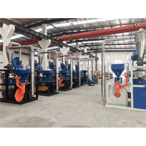 Plastic Pulverizer PVC PE pipe flakes Milling Machine