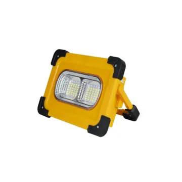 Portable Solar Flood Light for Garage, Warehouse, Stadium, Camping, and Emergency Lighting