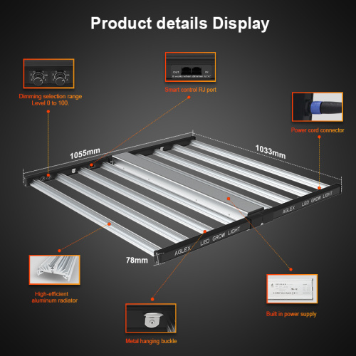 AGLEX Samsung grow light for commercial grow